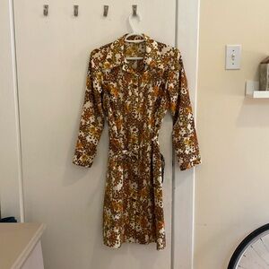 Vintage Lady Lichfield Collared Button-Down Dress